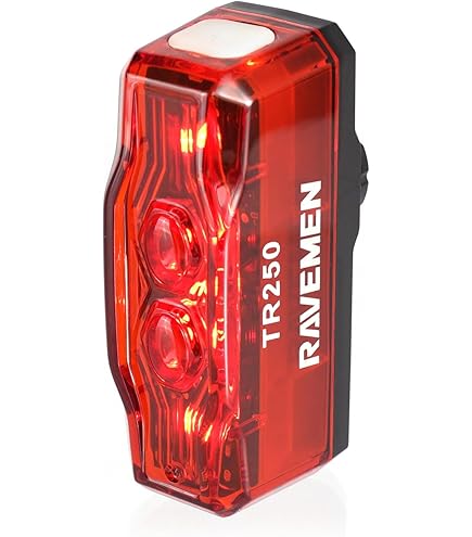 Amazon | RAVEMEN FR1000 夜間走行用自転車ヘッドライト 30°調整可能